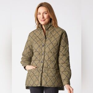 Habitat Quilted Chloe Jacket - Olive